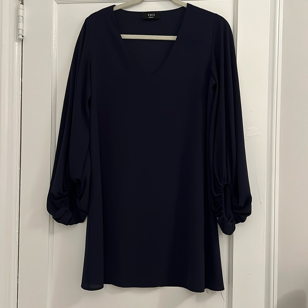 Vici navy blue dress